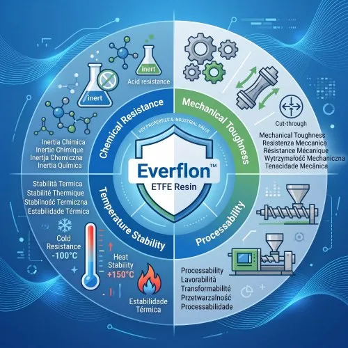探索 Everflon™ ETFE 樹脂的核心物性與工程應用價值