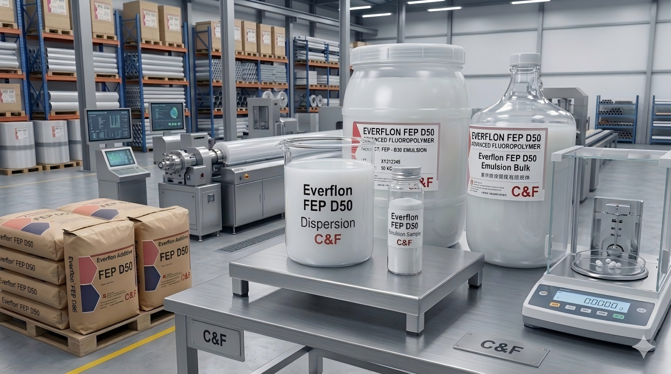 全新 Everflon FEP D50 現已上市：專為高性能加工而優化